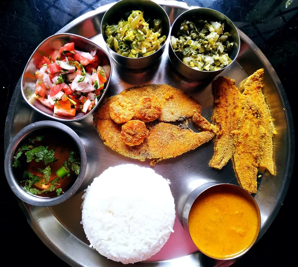 Goan fish Curry rice